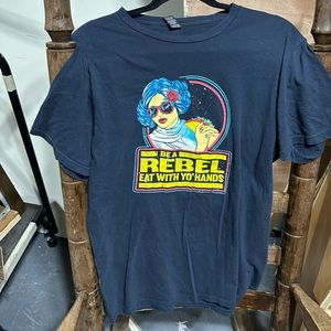 Chuy's 2019 Series Star Wars Princess Leia Be A Rebel, Eat   With Yo Hands Small